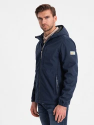 OMBRE Softshelljacke Herrenjacke SOFTSHELL Dunkelblau