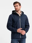 OMBRE Softshelljacke Herrenjacke SOFTSHELL Dunkelblau