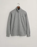 Gant Sweatjacke Regular Shield Full Zip Sweat GREY MELANGE/Grau