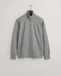 Gant Sweatjacke Regular Shield Full Zip Sweat GREY MELANGE/Grau