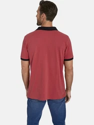 Jan Vanderstorm Poloshirt ELJAR Beige/Rot