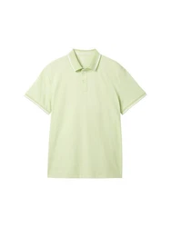 TOM TAILOR Poloshirt COOLMAX Hellgrün/Grün