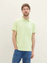 TOM TAILOR Poloshirt COOLMAX Hellgrün/Grün