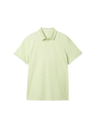 TOM TAILOR Poloshirt COOLMAX Hellgrün/Grün