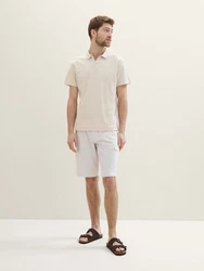 TOM TAILOR Bermudas Regular Cargoshorts mit Gürtel Khaki/Beige/Dunkelblau