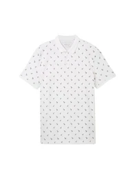 Poloshirt Poloshirt mit Palmenprint