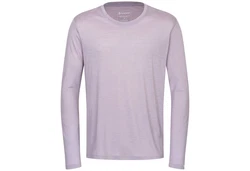 Kaipara Merino Sportswear Langarmshirt Merino Longsleeve Herren Regularfit Lila/Rosa
