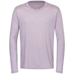 Kaipara Merino Sportswear Langarmshirt Merino Longsleeve Herren Regularfit Lila/Rosa