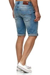 Red Bridge Herren Jeans Shorts Kurze Hose Denim Bermuda Stretch Capri Basic Blau/Grau/Weiß/Lightblue