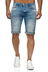 Red Bridge Herren Jeans Shorts Kurze Hose Denim Bermuda Stretch Capri Basic Blau/Grau/Weiß/Lightblue