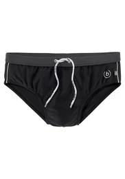 Badeslip mit kontrastfarbenen Details