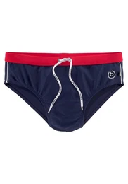 Badeslip mit kontrastfarbenen Details