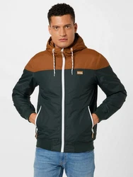 Iriedaily Jacke Insulaner karamell/dunkelgrn/wei
