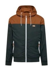 Iriedaily Jacke Insulaner karamell/dunkelgrn/wei