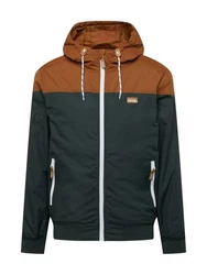 Iriedaily Jacke Insulaner karamell/dunkelgrn/wei