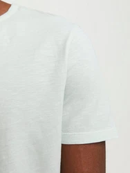 Jack & Jones T-Shirt Splitneck Tee hellblau