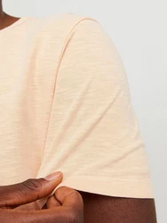Jack & Jones T-Shirt Splitneck Tee apricot