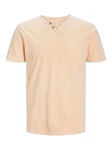 Jack & Jones T-Shirt Splitneck Tee apricot