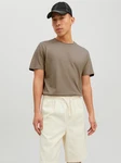 Jack & Jones T-Shirt JJEBasher dunkelbeige