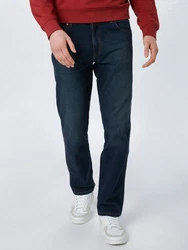 Wrangler Regular-fit Jeans Texas Dunkelblau/Blau/Hellblau