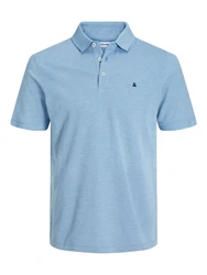 Jack & Jones Poloshirt JJEPAULOS POLO SS NOOS hellblau
