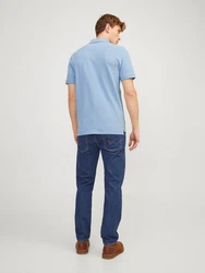 Jack & Jones Poloshirt JJEPAULOS POLO SS NOOS hellblau