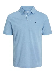 Jack & Jones Poloshirt JJEPAULOS POLO SS NOOS hellblau