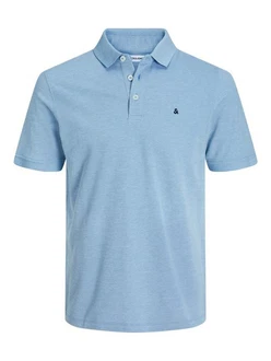 Jack & Jones Poloshirt JJEPAULOS POLO SS NOOS hellblau