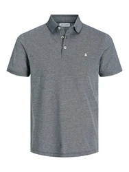 Jack & Jones Poloshirt JJEPAULOS POLO SS NOOS Light Grey Melange