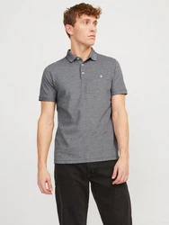 Jack & Jones Poloshirt JJEPAULOS POLO SS NOOS Anthrazit