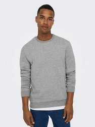 Only & Sons Sweatshirt 'Ceres' hellgrau