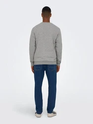 Only & Sons Sweatshirt 'Ceres' hellgrau