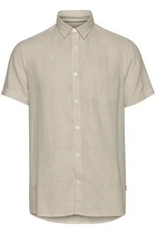 !Solid Leinenhemd SDAllan Khaki/Weiß/Beige !Solid Leinenhemd SDAllan Khaki/Weiß/Beige