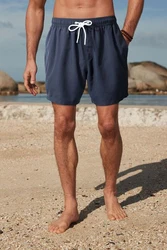 Next Badeshorts Schlichte Badeshorts Dunkelblau/Blau/Hellblau/Grau