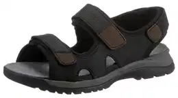 Waldlufer H-Taro Sandale, Sommerschuh, Klettschuh, Freizeitsandale, mit Profilsohle, H-Weite