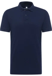 Eterna Kurzarmhemd SLIM FIT EASY IRON Dunkelblau/Blau
