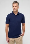 Eterna Kurzarmhemd SLIM FIT EASY IRON Dunkelblau/Blau