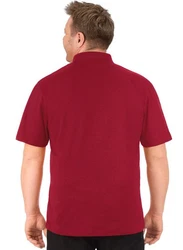 Trigema Poloshirt aus Single-Jersey Dunkelrot/Rot