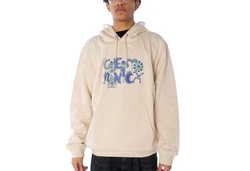 Cleptomanicx Kapuzensweatshirt Guard the Garden Beige/Creme