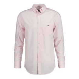 Langarmhemd 3000120 Herren Regular Poplin Gingham Hemd