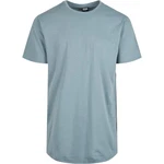 Urban Classics Herren Shaped Long Tee T-Shirt Blau/Grau/Hellblau