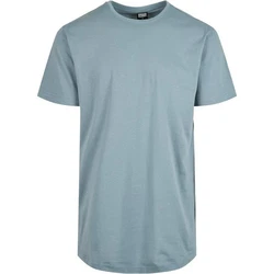 Urban Classics Herren Shaped Long Tee T-Shirt Blau/Grau/Hellblau