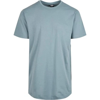 Urban Classics Herren Shaped Long Tee T-Shirt Blau/Grau/Hellblau