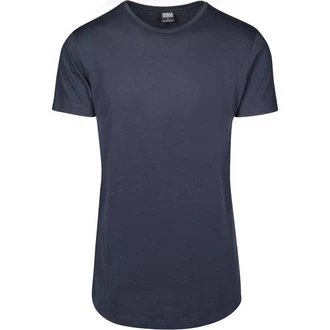 Urban Classics Herren Shaped Long Tee T-Shirt Dunkelblau