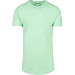 Urban Classics Herren Shaped Long Tee T-Shirt Hellgrün/Grün