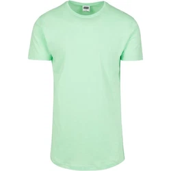 Urban Classics Herren Shaped Long Tee T-Shirt Hellgrün/Grün