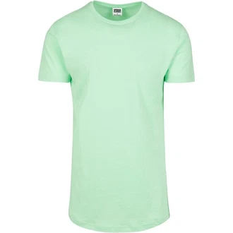 Urban Classics Herren Shaped Long Tee T-Shirt Hellgrün/Grün