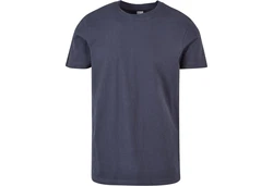 URBAN CLASSICS T-Shirt Herren Basic Tee Dunkelblau/Blau