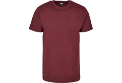 URBAN CLASSICS T-Shirt Herren Basic Tee Dunkelrot/Rot
