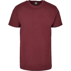 URBAN CLASSICS T-Shirt Herren Basic Tee Dunkelrot/Rot